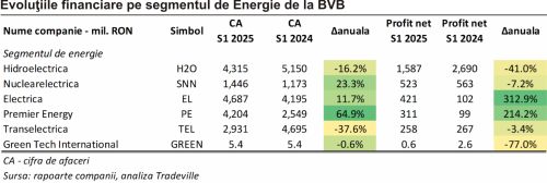 TradeVille: Energia de la BVB - subevaluare sau oportunitate?